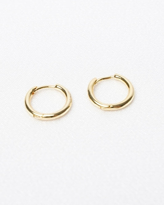 1.4cm Gold Plated Hoops