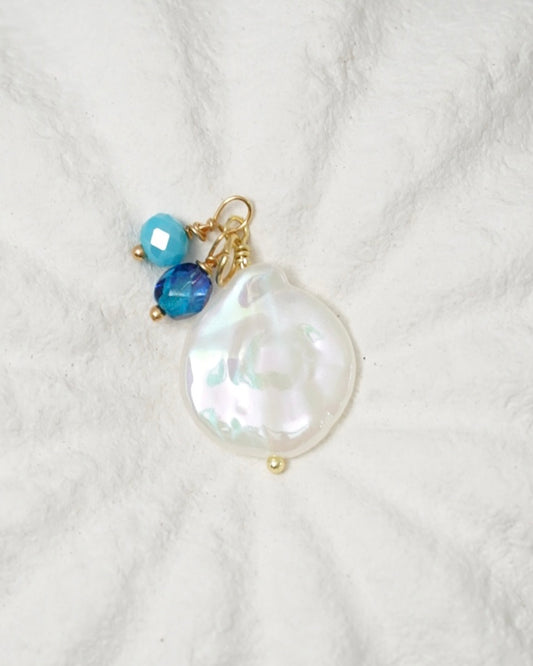 Flat Pearl Pendant