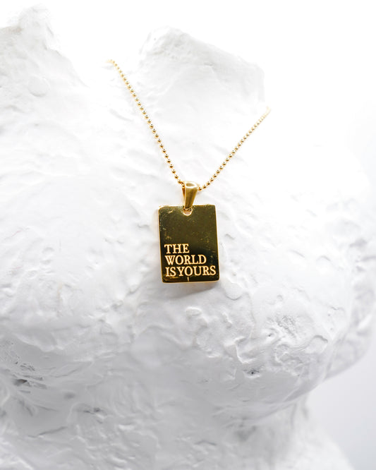 The World is Yours Necklace